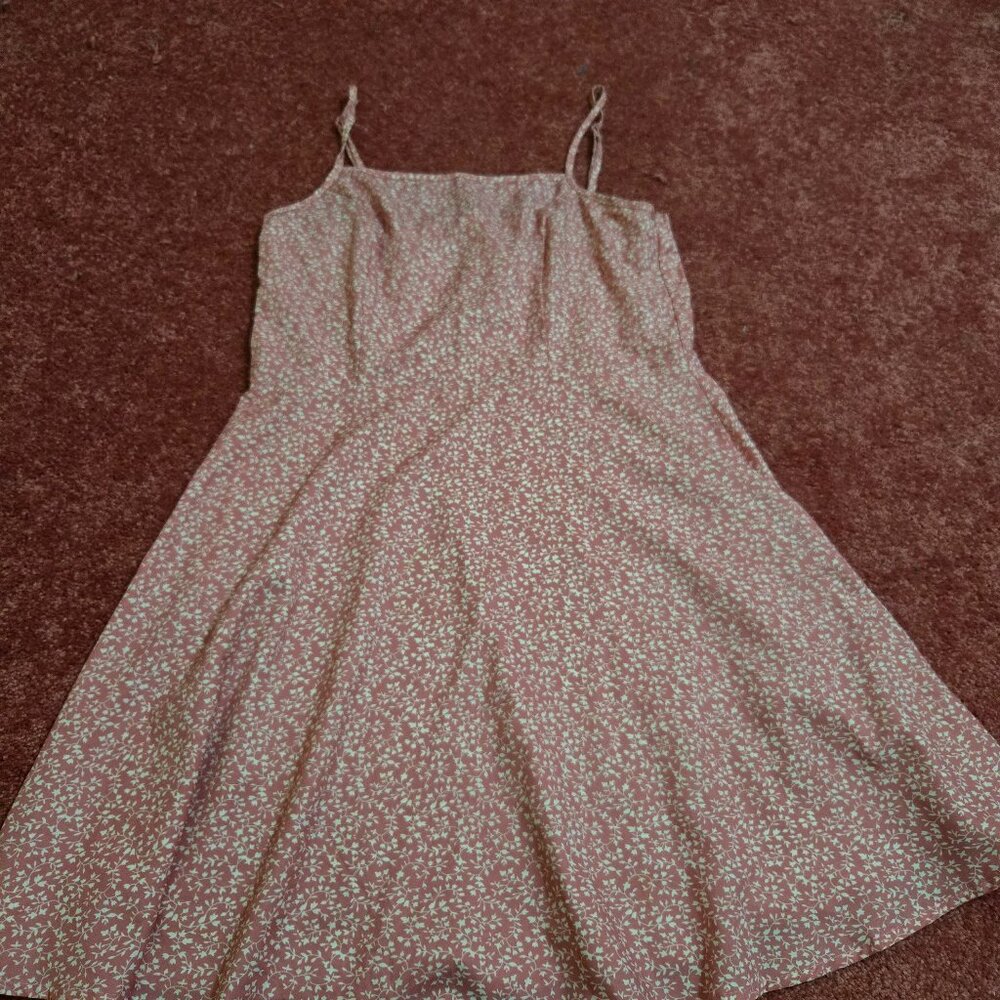 Pink Floral Dress S, M & L